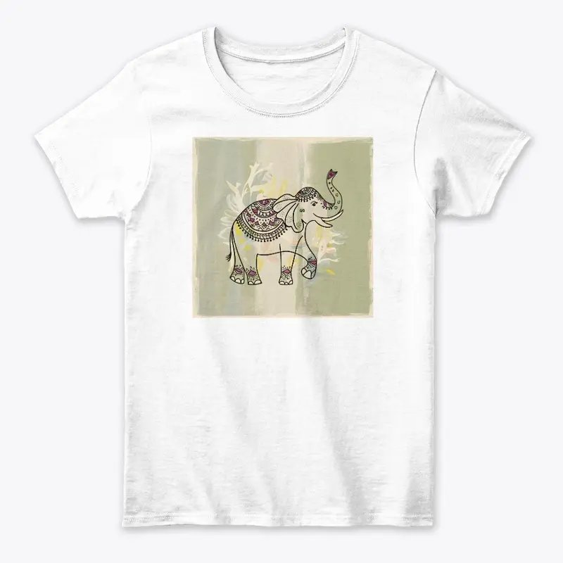 Whimsical Boho Elephant