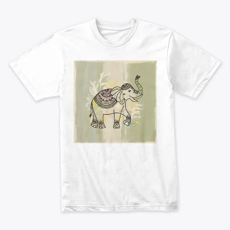 Whimsical Boho Elephant