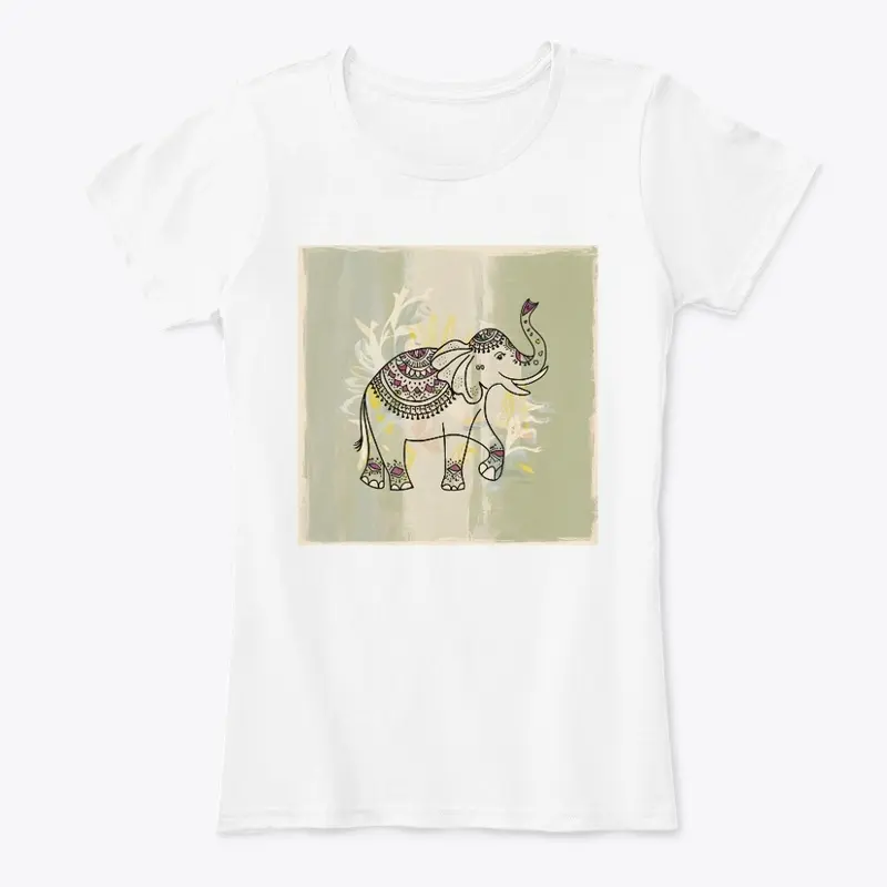 Whimsical Boho Elephant