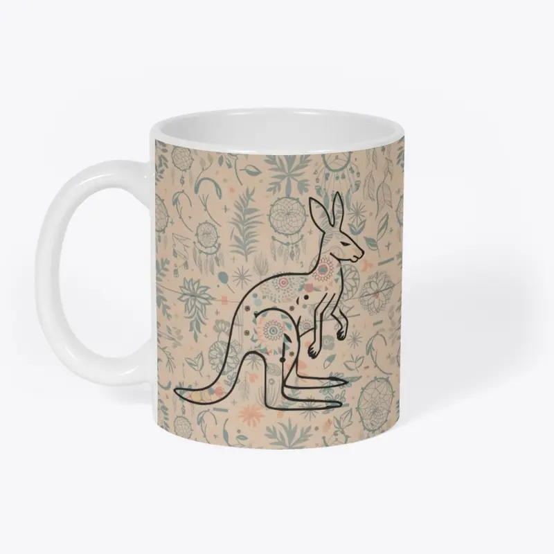 Boho Kangaroo Dreamscape