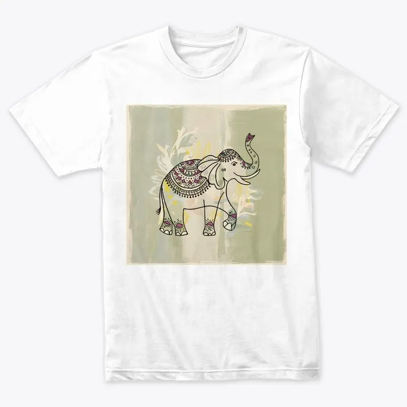 Whimsical Boho Elephant