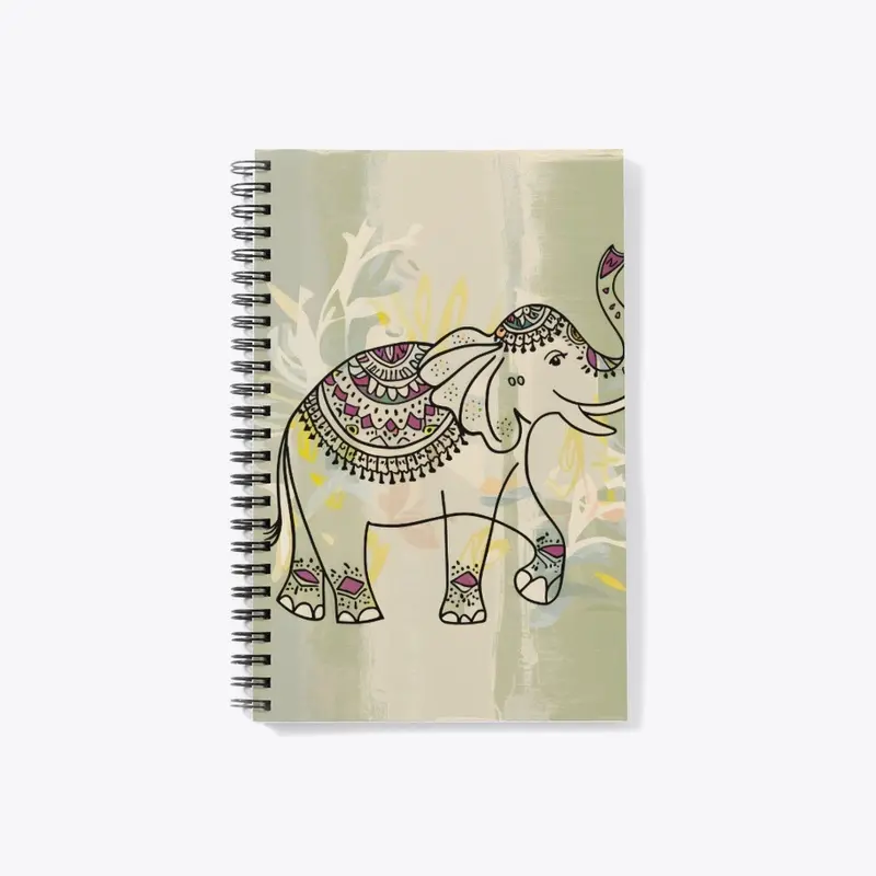 Whimsical Boho Elephant