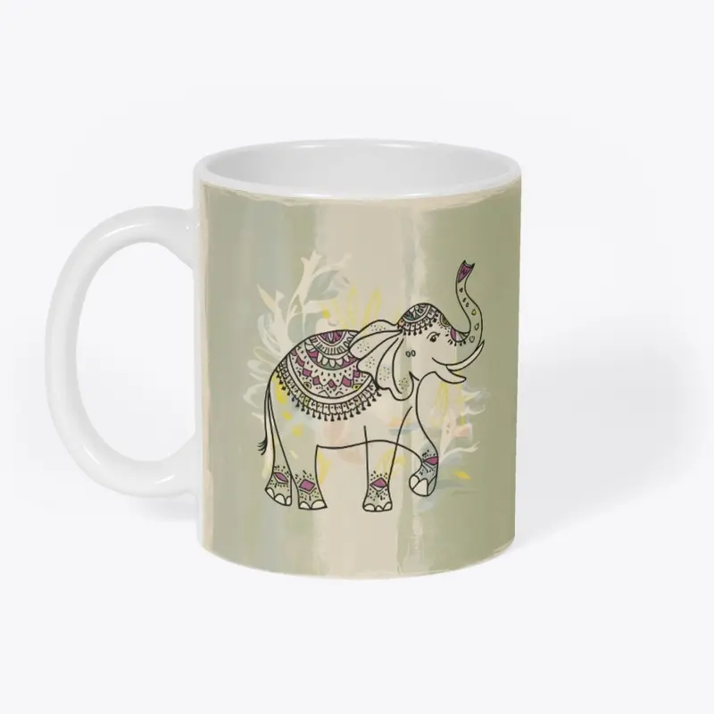 Whimsical Boho Elephant